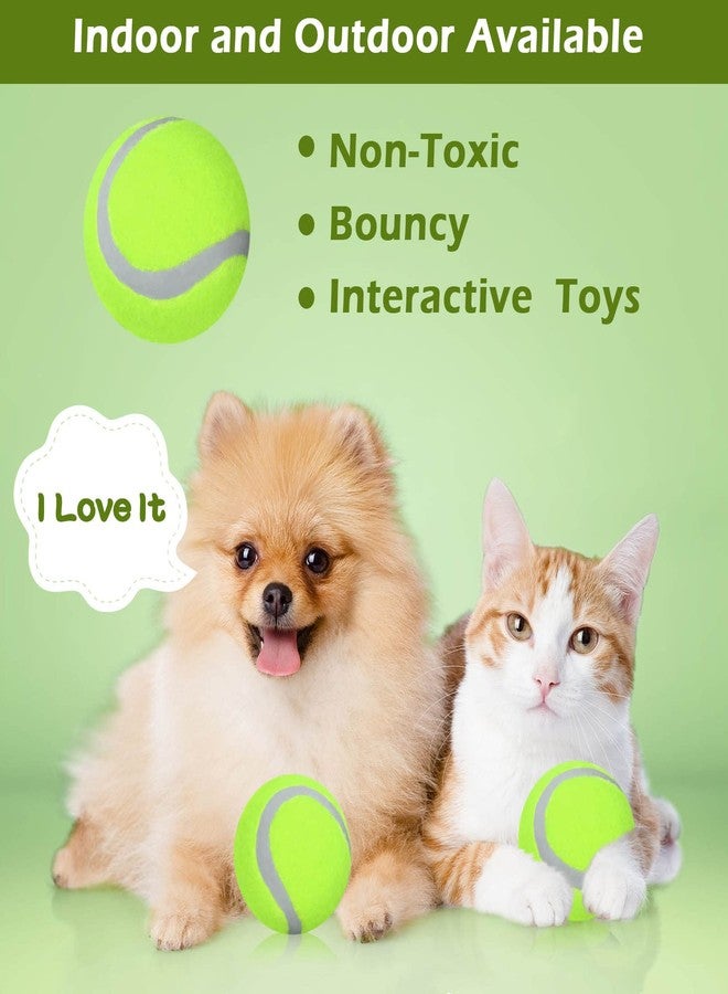 Yunsailing 50 Packs Small Tennis Balls for Dogs Bulk Dog Toys Pet Interactive Mini Tennis Balls for Training Play Exercise and Fetch(Yellow) - Image 3